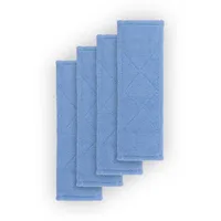 BestLivings Bodenwischer Ersatzbezug Blau Mikrofaser 4er Pack