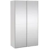 Tvilum Schiebetürenschrank Catania 120 x 221 x 67 cm Weiß