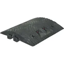 Moravia Fahrbahnschwelle TOPSTOP 5-RE Normelement schwarz 500 x 500 x 70 mm