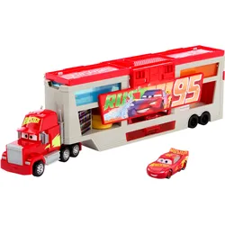 Disney und Pixar Cars Farbwechsel-Spielset Lackiererei Mack mit 1 Spielzeugauto und Zubehör
