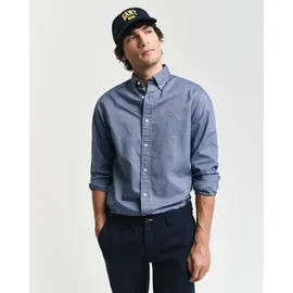 GANT Slim Oxford Langarmhemd Persian Blue L