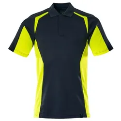 Polo-Shirt Schwarzblau/Hi-vis Gelb 22083-771-01017, Größe 4XL - schwarzblau - 4XL