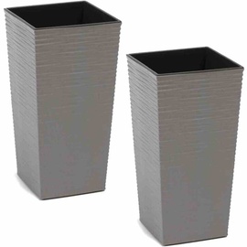 Siena Garden Nizza Set 2-tlg. 25 x 25 x 46,5 cm grau