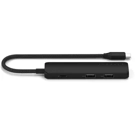 Satechi USB-C 4-in-1 Slim Multiport Adapter 4K Schwarz