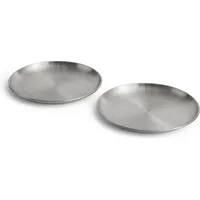 HAY Outdoor Market Teller 2er Set 2er Set Silber