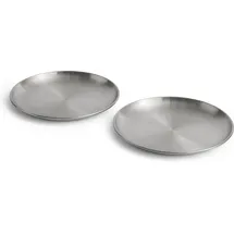 HAY Outdoor Market Teller 2er Set 2er Set Silber