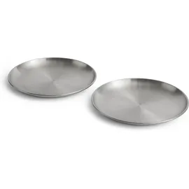 HAY Outdoor Market Teller 2er Set 2er Set Silber