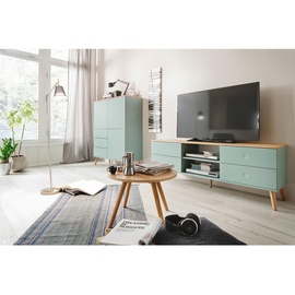 xonox.home Dot TV-Bank 162 cm pastellgrün