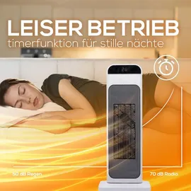Tronitechnik Turm-Keramik-Heizer 2000 W Weiß