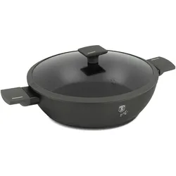 Berlinger Haus Antracit Collection Flacher Topf mit Deckel, Ø 30 cm