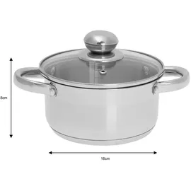 Kinghoff Kochtopf 16 cm rund