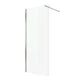 Badplaats Duschwand Florida 80 x 200cm Glas Duschabtrennung Chrom - Walk-In Dusche Nano Duschtrennwand