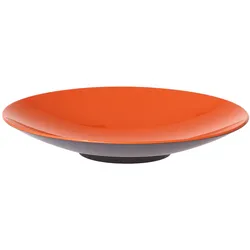 GIMEX GreyLine "grau-orange" - Pastateller 23cm - bruchfestes Melamin Campinggeschirr