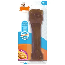 Beißring für Hunde Nylabone Welpen XL Huhn Thermoplastischer Kunststoff