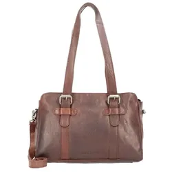 Spikes & Sparrow Schultertasche Leder 34 cm  braun