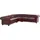 Woodkings Chesterfield Ecksofa III Echtleder rot Sofa Couch Ledersofa Bigsofa