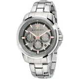 MASERATI Uhr WATCH SUCCESSO - Silber - Grau-Rosa - Silber/ 44 mm, R8873621004 - Silber/Silber