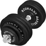 Bad Company Guss Kurzhantel-Set 40Kg Hantelscheiben Hantelset Hanteln