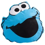 Sesamstraße Krümelmonster Dekokissen 35 x 35 cm Blau