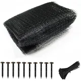 Shining House - Robustes und wiederverwendbares Vogelschutznetz – 2 x 20 m – langlebiges Schutznetz – 2 cm Netz,