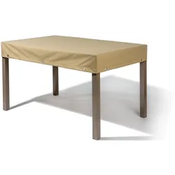 Heinemeyer Abdeckhaube mit Abhang für Tische 160 x 90 cm, Teak Safe Creme