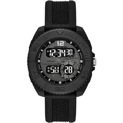 Chronograph SKECHERS "GREENCRAIG", schwarz, Armbanduhren, Herren, Quarzuhr, Armbanduhr, Herrenuhr, Silikonarmband, digital, analog