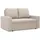mebligo Schlafcouch 2-Sitzer Beige