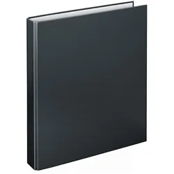 Veloflex Ringbuch Basic A4 PP kaschiert 4-D-Ring-Mechanik 25mm schwarz Packung mit 10 Stück