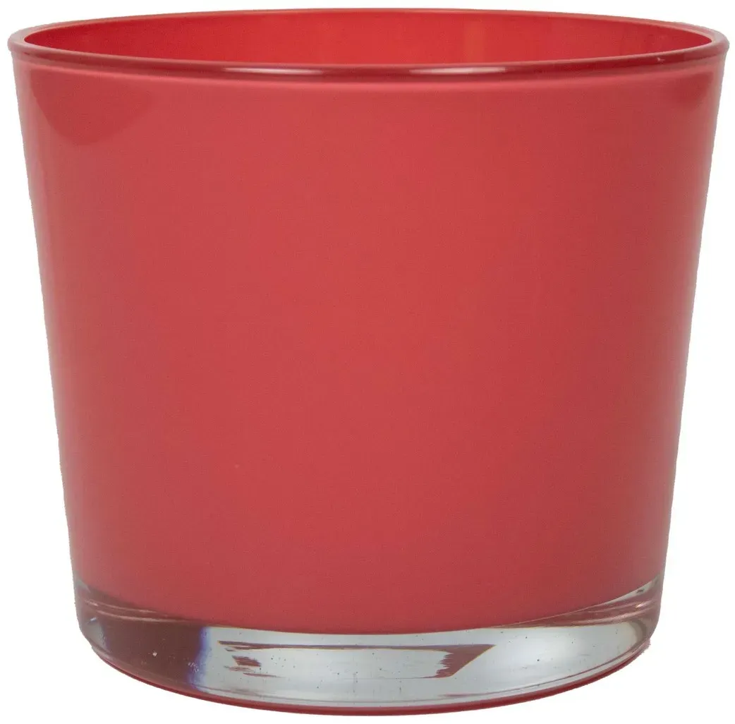 Glas Kübel H12,5D14,5cm Conner paradise pink  - p.pink