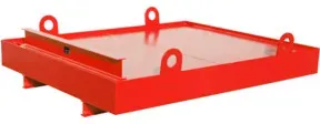 Bauer Südlohn Containerwanne CW 1, lackiert, Feuerrot