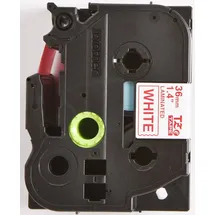 Brother TZe-262 36mm weiß auf rot