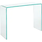 Riess-Ambiente Konsolentisch FANTOME 100cm transparent Schreibtisch Ganzglastisch