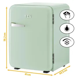 First Austria Retro Mini-Kühlschrank 40 l 56,2 cm hoch Grün