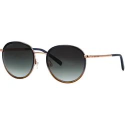 Sonnenbrille MARC O'POLO "505121", Damen, blau verlauf, roségold, casual, Brillen, Form Panto, hochwertigen Verlaufsgläsern, Polyamid UV 400