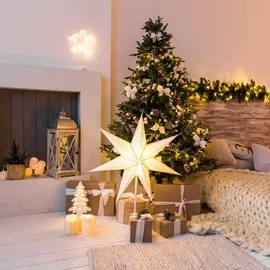 Mobili Rebecca Rebecca Weihnachtsbaum, 240 cm, Realistischer Grüner Künstlicher Superdicke 1300 Zweige