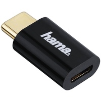 Hama Micro USB Adapter auf USB Type-C Stecker Schwarz