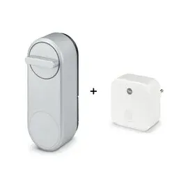 Bosch Yale Linus Smart Lock Türschloss inkl. WiFi Bridge Silber