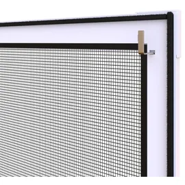 Primaster Fliegenschutz-Fenster 100 x 120 cm Anthrazit