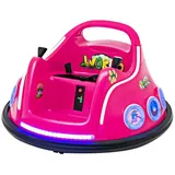 Costway 12V Kinder Autoscooter Elektro Bumper Car rosa