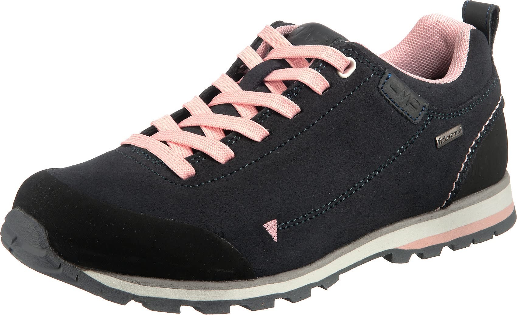 CMP Damen Elettra Low WMN Hiking Shoe WP Trekking-& Wanderhalbschuhe, Antracite-Pastel PINK, 41 EU