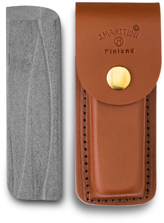 Marttiini Sharpening stone (leather sheath) serisit-quartzit/leather  1511010