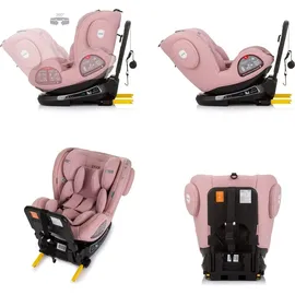 Chipolino Kindersitz Peak i-Size (40 - 150 cm) Isofix, SPS, drehbar, verstellbar rosa
