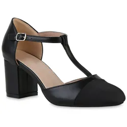 Damen Mary Janes in Schwarz