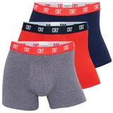 Cristiano Ronaldo Boxershorts Herren CR7 Cristiano Ronaldo grau|blau|rot L