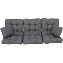 Patio Auflage 170 x 50 x 5 cm grau 3-tlg.