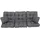 Patio Auflage 170 x 50 x 5 cm grau 3-tlg.