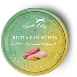 Terra Felis 12x80g Rind und Kaninchen