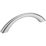 SO-TECH® Möbelgriff Bügelgriff HE06 BA 64 mm, Griff Schrankgriff Schubladengriff - incl. Schrauben silberfarben