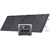 Ecoflow EcoFlow Tragbare Powerstation RIVER 2 Max 512 Wh Solargenerator Powerstation EcoFlow River 2 Max EcoFlow RIVER 2 Max 160000 mAh (220-240 V), X-Boost Funktion (bis zu 1000 W), Schnellladung in 1 Stunde