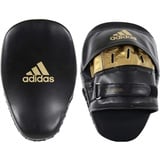 Adidas Training Curved Focus Mitt Short Schwarz/Gold, 26 x 18 x 9 cm